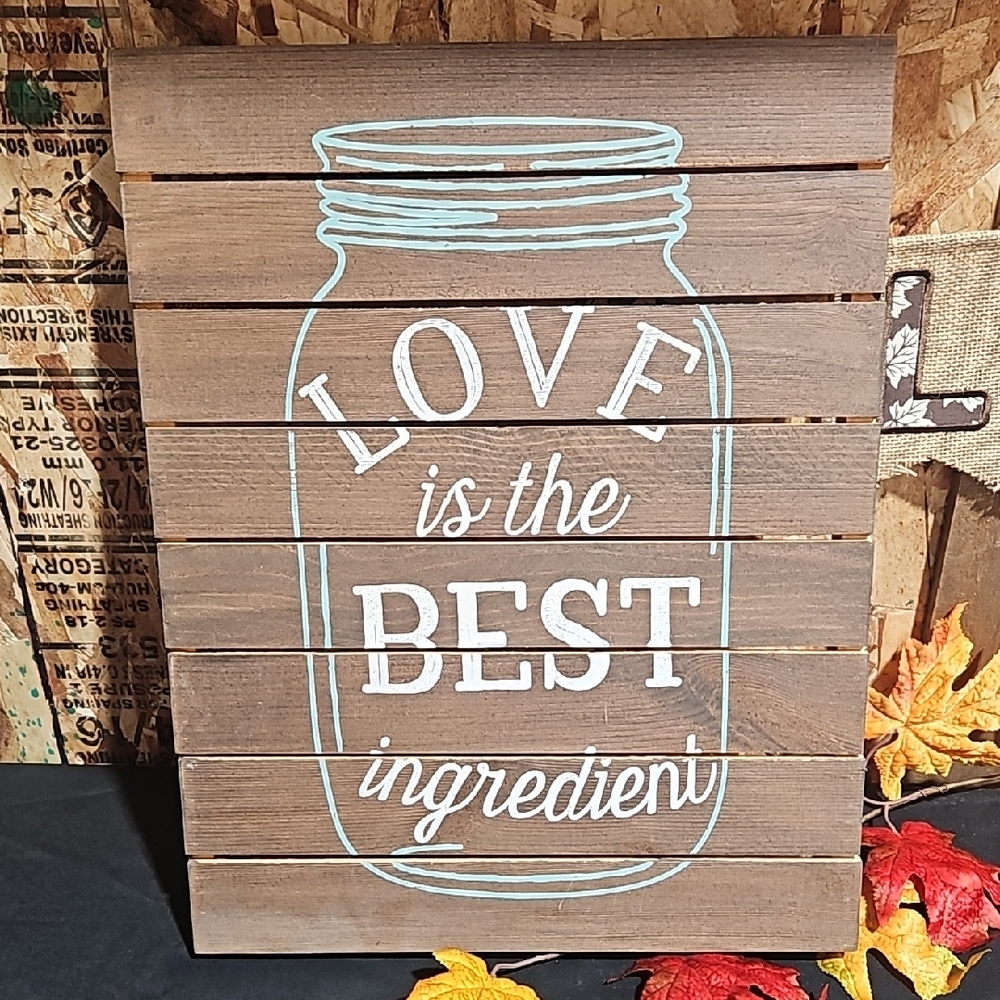 Wooden Wall Art with Inspirational Quote